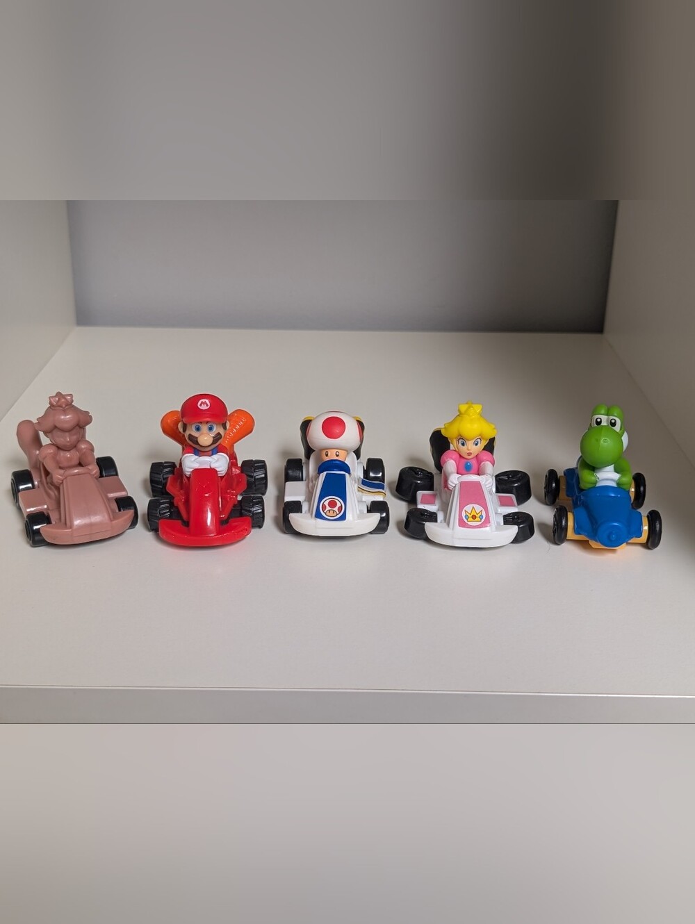 Set Of 5 Super Mario Mini Cars Nintendo McDonald's Collectible Toys